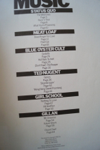 Heavy Metal Music Book 3 Songbook Notenbuch Vocal Guitar