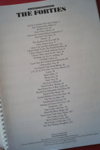 70 Years of Popular Music: The Forties Part 2 Songbook Notenbuch Piano Vocal Guitar PVG