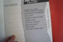Phil Collins - Hot Songs Songbook Notenbuch Piano Vocal Guitar PVG