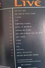 Live - Throwing Copper Songbook Notenbuch Vocal Guitar