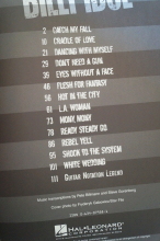 Billy Idol - Very Best of Songbook Notenbuch Vocal Guitar