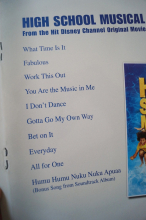 High School Musical 2 Songbook Notenbuch Piano Vocal Guitar PVG