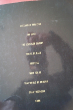 Hamilton Songbook Notenbuch Easy Piano Vocal