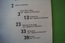 Mängelexemplar: Guns n Roses - 5 of the Best Volume 1 Songbook Notenbuch Vocal Guitar