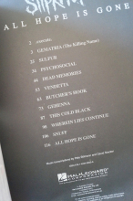 Slipknot - All Hope is gone Songbook Notenbuch Vocal Guitar