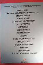 ACDC - Anthology Songbook Notenbuch Vocal Guitar