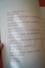 Andrew Lloyd Webber - Divas Songbook Notenbuch Piano Vocal Guitar PVG