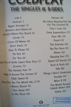 Coldplay - Singles & B-Sides Songbook Notenbuch Piano Vocal Guitar PVG