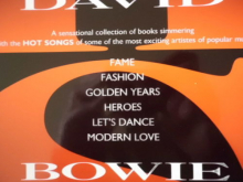 David Bowie - Hot Songs 1 & 2 Songbooks Notenbücher Piano Vocal Guitar PVG