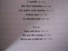 Indochine - La République des Meteors Songbook Notenbuch Piano Vocal Guitar PVG