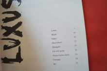 Herbert Grönemeyer - Luxus Songbook Notenbuch Piano Vocal Guitar PVG