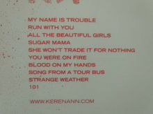 Keren Ann - 101 Songbook Notenbuch Piano Vocal Guitar PVG