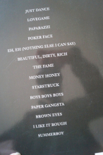 Lady Gaga - The Fame Songbook Notenbuch Piano Vocal Guitar PVG