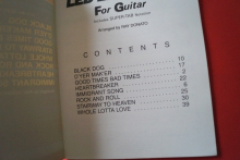 Led Zeppelin - Best of for Guitar Songbook Notenbuch Vocal Guitar