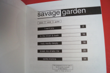 Savage Garden - Savage Garden Songbook Notenbuch Piano Vocal Guitar PVG
