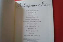 Shakespears Sister - Hormonally Yours Songbook Notenbuch Piano Vocal Guitar PVG