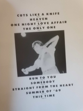 Bryan Adams - Collection 9 Songs Songbook Notenbuch Piano Vocal Guitar PVG