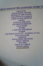 Jethro Tull - 20 Years of (mit Poster) Songbook Notenbuch Piano Vocal Guitar PVG