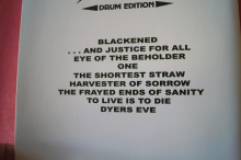 Metallica - And Justice for all Songbook Notenbuch Vocal Drums