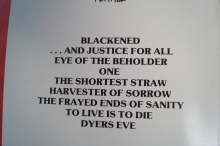 Metallica - And Justice for all Songbook Notenbuch Vocal Bass