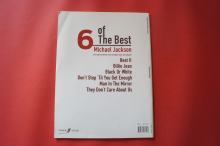 Michael Jackson - 6 of the Best Songbook Notenbuch Piano Vocal Guitar PVG