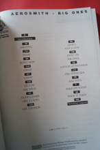 Aerosmith - Big Ones Songbook Notenbuch Vocal Guitar