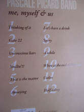 Pascale Picard Band - Me Myself & Us Songbook Notenbuch Piano Vocal Guitar PVG