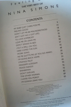 Nina Simone - The Very Best of Songbook Notenbuch Piano Vocal Guitar PVG