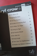Sheryl Crow - Greatest Hits so far Songbook Notenbuch Vocal Guitar