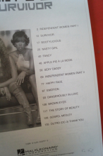 Destiny´s Child - Survivor Songbook Notenbuch Piano Vocal Guitar PVG