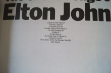 Elton John - The Great Songs of Songbook Notenbuch Piano Vocal Guitar PVG