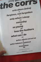 Corrs - Play Guitar with (mit CD) Songbook Notenbuch Vocal Guitar