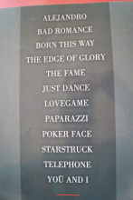 Lady Gaga - Piano Solo Songbook Notenbuch Piano