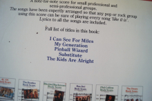 Who - Rock Score Songbook Notenbuch für Bands (Transcribed Scores)