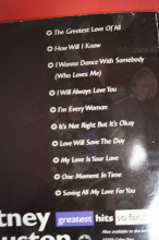 Whitney Houston - Greatest Hits so far Songbook Notenbuch Piano Vocal Guitar PVG