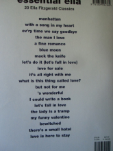 Ella Fitzgerald - Essential Ella Songbook Notenbuch Piano Vocal Guitar PVG