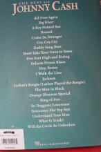 Johnny Cash - Best of Songbook Notenbuch Vocal Easy Guitar