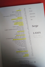 Serge Lama - Grands Interpretes Songbook Notenbuch Piano Vocal Guitar PVG