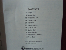 Madonna - The Best of Songbook Notenbuch Vocal Easy Keyboard