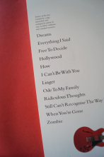 Cranberries - Best of for Guitar Tab Songbook Notenbuch Vocal Guitar