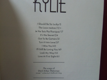 Kylie Minogue - Kylie (mit Poster) Songbook Notenbuch Piano Vocal Guitar PVG