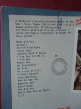 Who - The Who File Songbook Notenbuch Vocal Easy Guitar