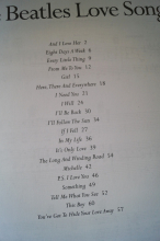 Beatles - Love Songs Songbook Notenbuch Piano Vocal Guitar PVG