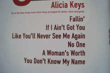 Alicia Keys - 6 of the Best Songbook Notenbuch Piano Vocal Guitar PVG