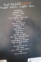 Van Halen - Live Right Here Right Now Songbook Notenbuch Vocal Guitar