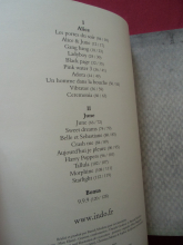 Indochine - Alice & June Songbook Notenbuch Piano Vocal Guitar PVG