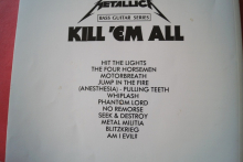 Metallica - Kill em all Songbook Notenbuch Vocal Bass