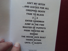 Metallica - Testi e Accordi Songbook Vocal Guitar Chords