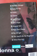 Madonna - Greatest Hits so far Songbook Notenbuch Piano Vocal Guitar PVG