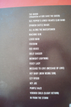 Jimi Hendrix - Live at the Isle of Wight Songbook Notenbuch Vocal Guitar